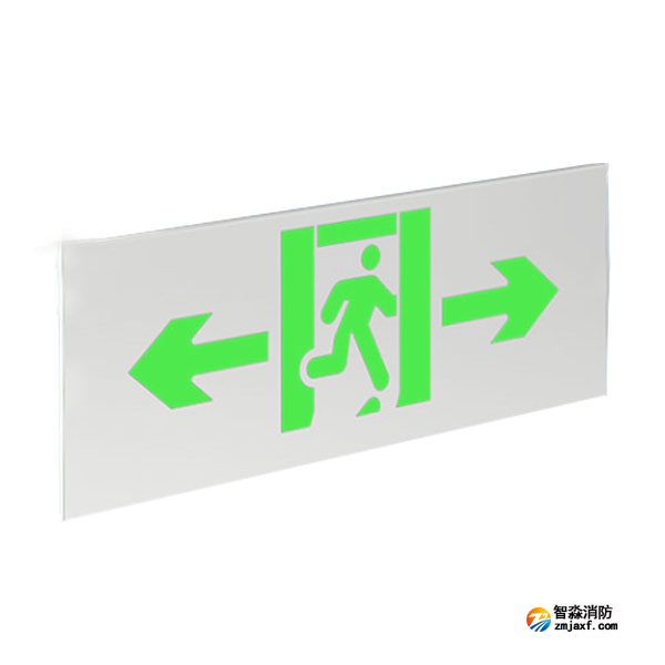 青鸟J-BLZC-2LREⅡ0.3W-11S1XD自带电源集中控制型消防应急标志灯具 吊装双面双向