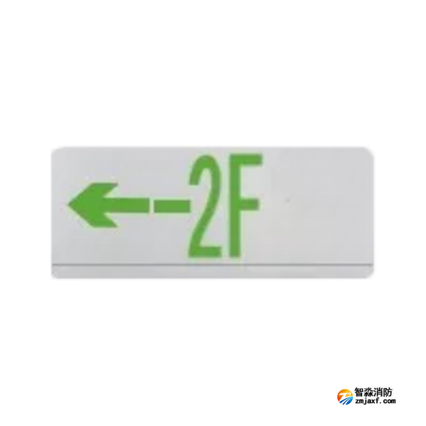 泰和安TS-BLJC-2LROEⅡ1W-6473F集中电源集中控制型消防应急标志灯具 楼层单向 超薄金属吊装式