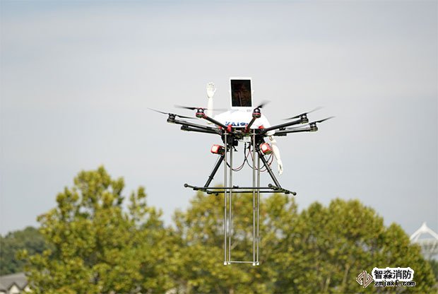 消防部门使用无人机