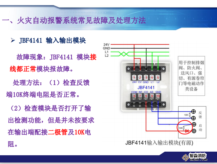 青鸟消防火灾报警系统常见故障及处理方法